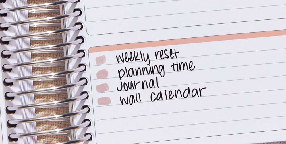 Journaling for Anxiety: How to Start - set aside time for journaling