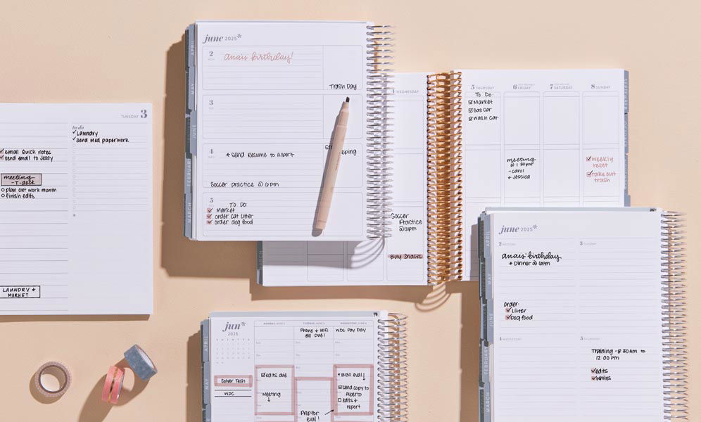 Vertical vs. Compact Vertical LifePlanner - Explore other LifePlanner layouts