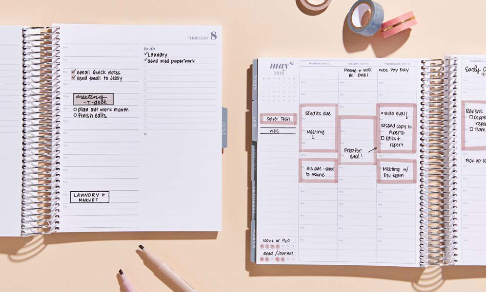 Daily LifePlanner and Hourly LifePlanner