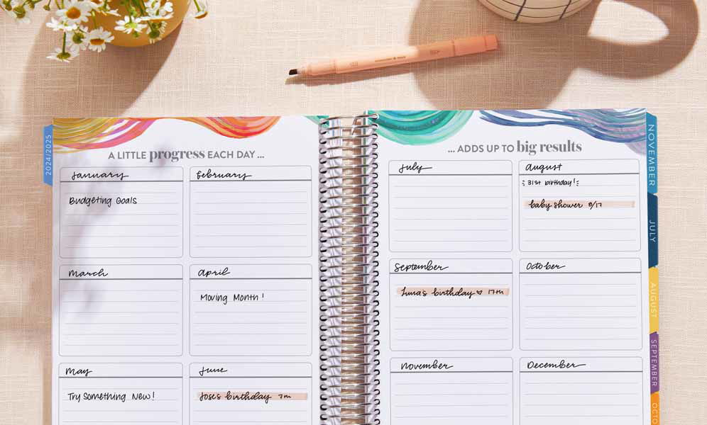 How to Plan in a Horizontal Weekly LifePlanner - 12-Box Goal-Setting Spread