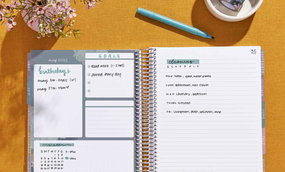 How to Plan in an Hourly LifePlanner - Use the monthly productivity pages