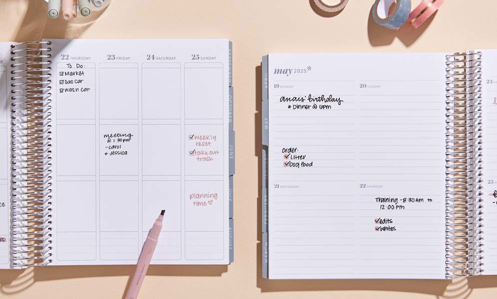 Vertical vs. Compact Vertical LifePlanner - Which Weekly LifePlanner Is Right for You