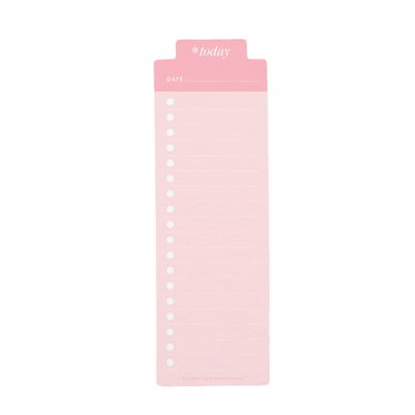 Pink Lemonade Daily Checklist Bookmark Sticky Notes