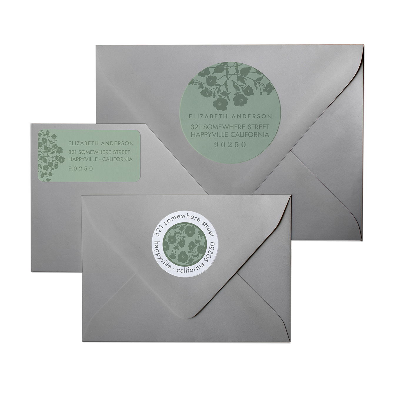 Bouquet Wallpaper Return Address Labels | Erin Condren