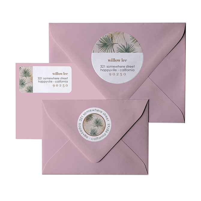 Watercolor Envelope Seals