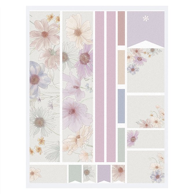 Wildflowers Sticker Sheet