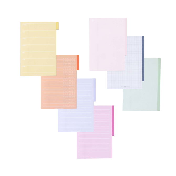 Colorful Functional Tabbed Sticky Notes Booklet | Erin Condren