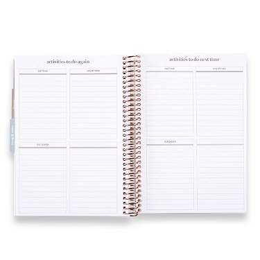 A5 Travel Journal Vacation Planner