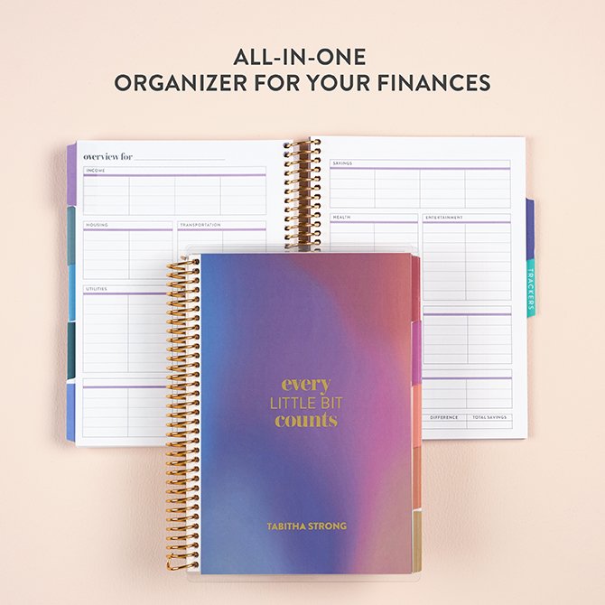 A5 Ring Agenda Budget Planner - Mid Century Circles. Savings & Debt  Trackers, and Spending Summary Pages. 13 Tabs. 160 Pages of Thick 80 Lb.  Mohawk