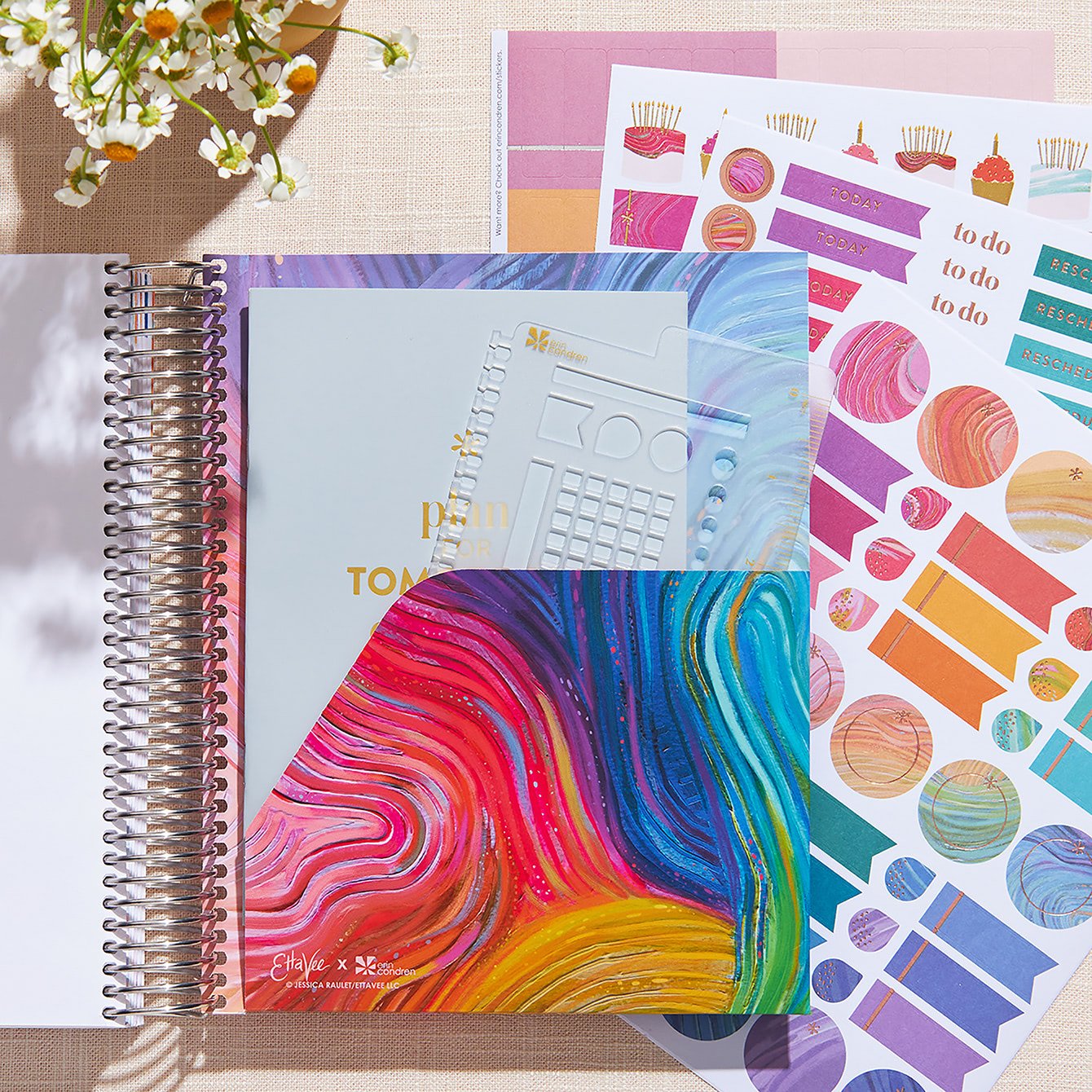 Watercolor Meadow Daily LifePlanner™ Duo | Erin Condren