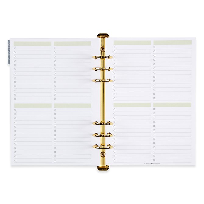Checklist Pages A5 Ring Agenda Inserts | Erin Condren