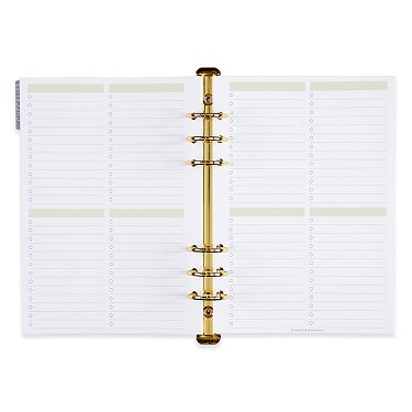 Checklist Pages A5 Ring Agenda Inserts