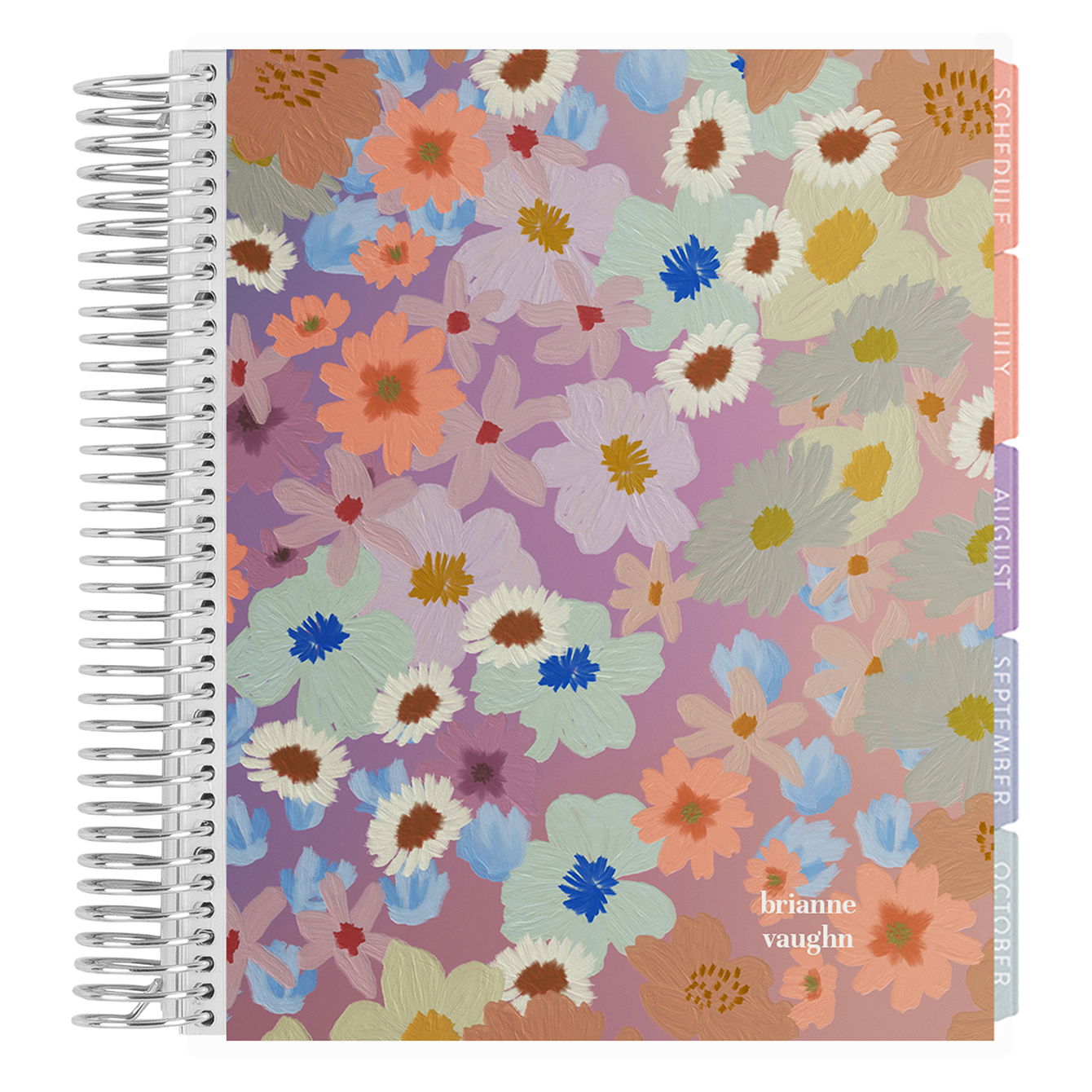 Sunset Floral Academic Planner