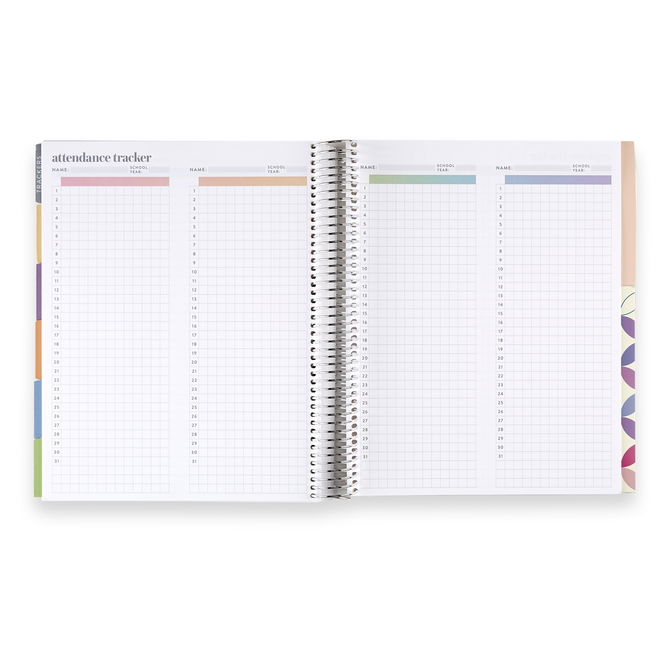 Painted Rainbows Homeschool Planner | Erin Condren