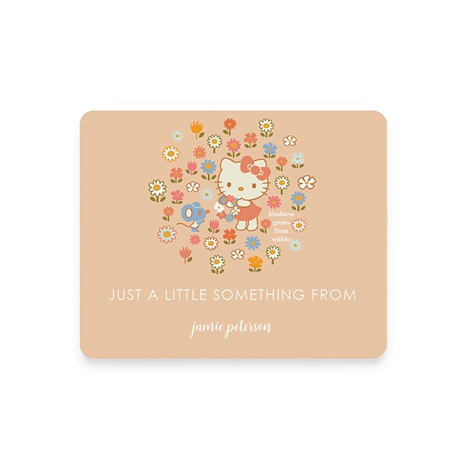 Hello Kitty Kindness Grows from Within Gift Labels Personalized by Erin Condren