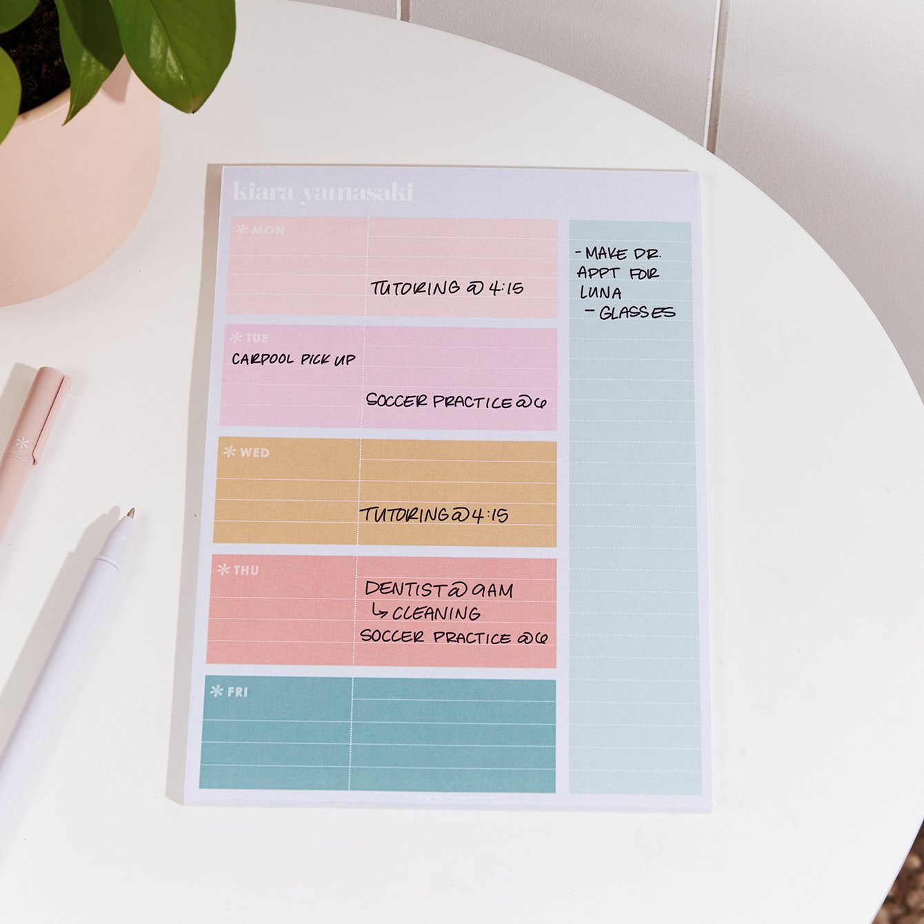 Personalized Planning Notepad | Erin Condren