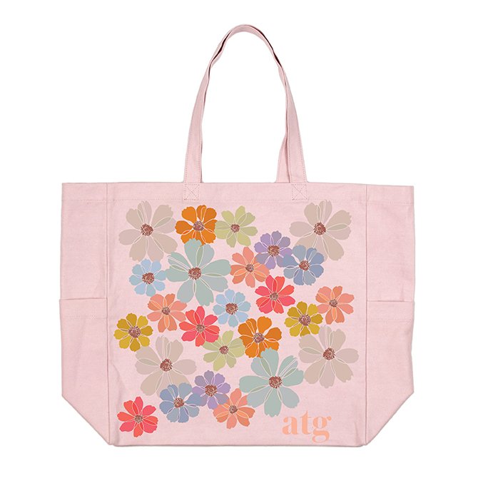 Tote bags for work with clearance pockets