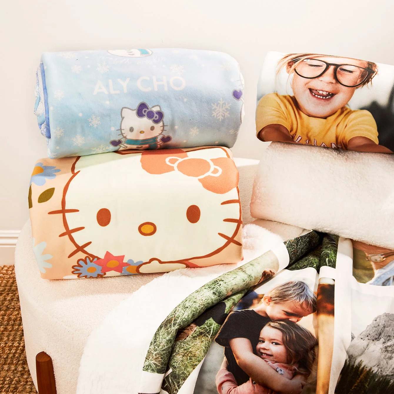 Hello Kitty Warm Wishes Sherpa Throw Erin Condren