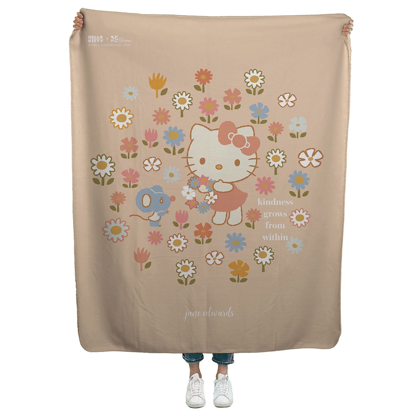 2024 Hello Kitty Sherpa Throw Blanket