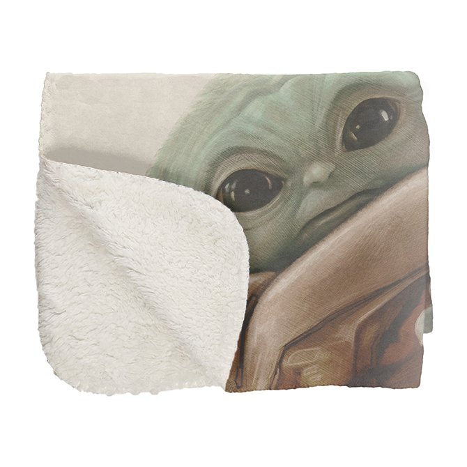 Baby yoda best sale sherpa blanket