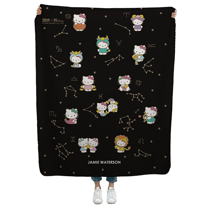 Hello Kitty Zodiac Sherpa Throw Erin Condren