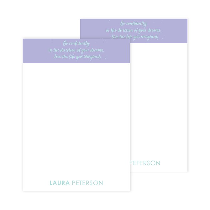 Custom Quote Notepad 2pk Erin Condren