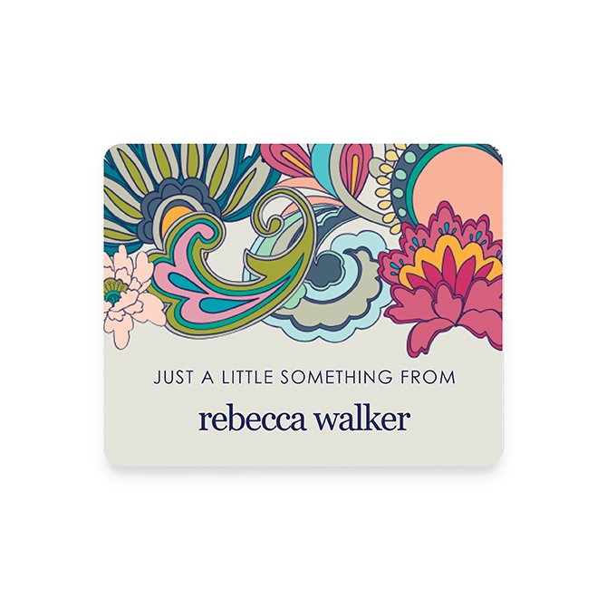 Playful Paisley Gift Labels | Erin Condren