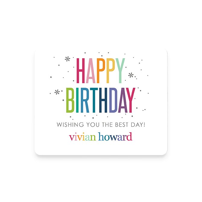 Happy Birthday Gift Labels