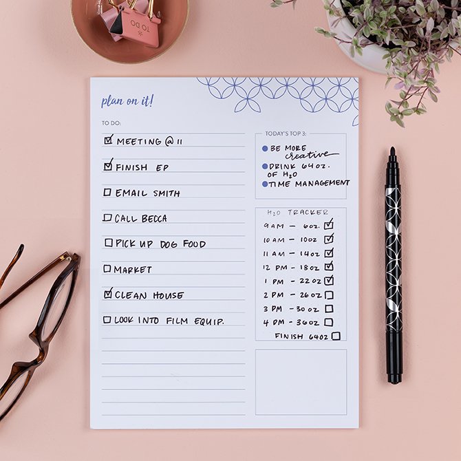 Daily Priorities Notepad | Erin Condren