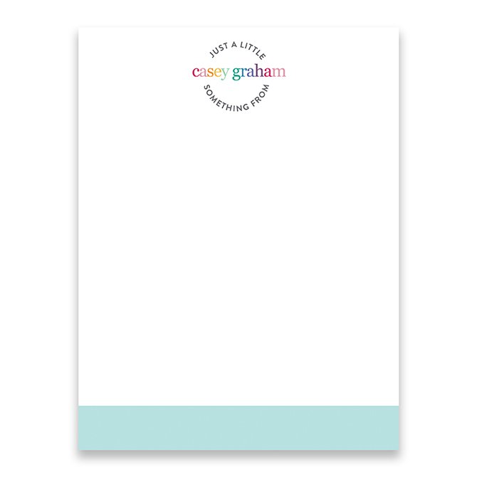 Colorblock Letterhead Notepad Set Erin Condren