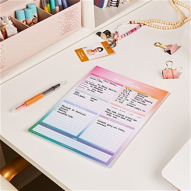 Teacher Notepads and Desk Accessories Gift Set