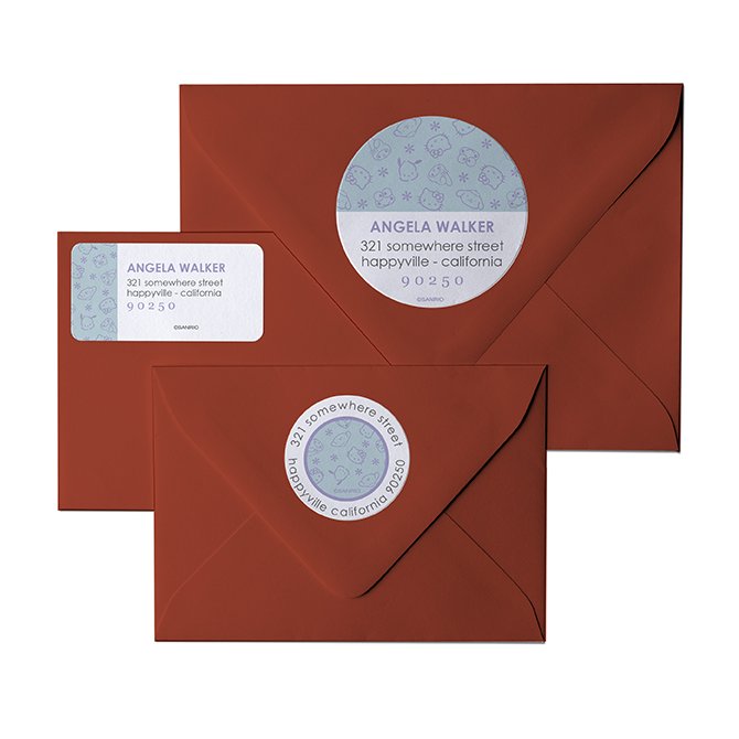 Hello Kitty and Friends Classic Friends Return Address Labels