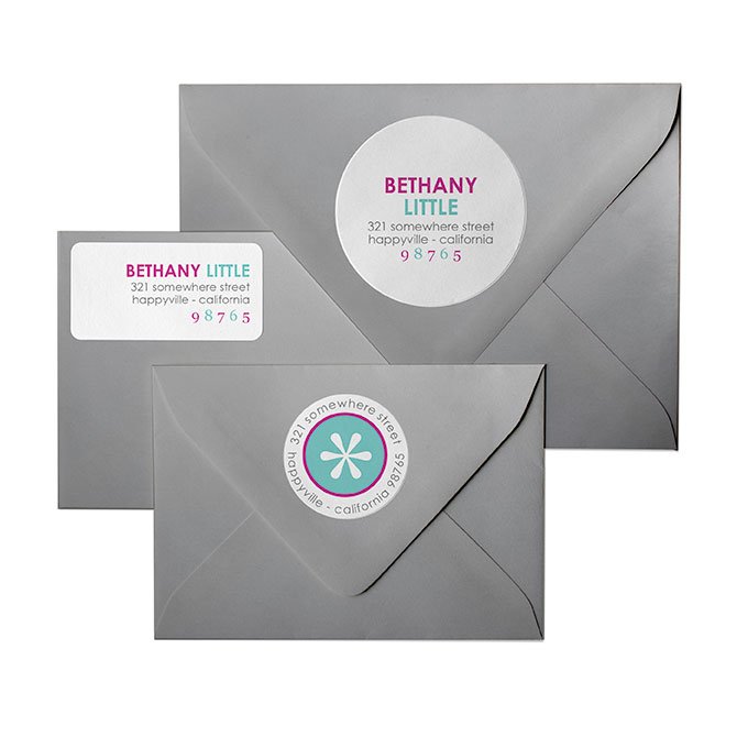 create return address labels with logo