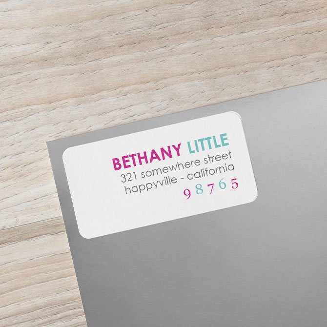 Create Your Own Return Address Labels