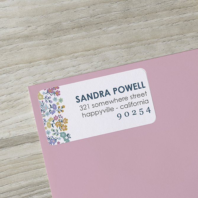 Address labels in pages