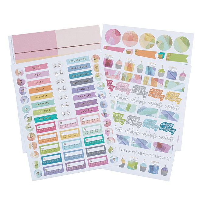 Harmony Colorful Assorted Life Planner Sticker Pack by Erin Condren