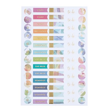 Wildflowers Assorted A5 Life Planner Sticker Pack by Erin Condren