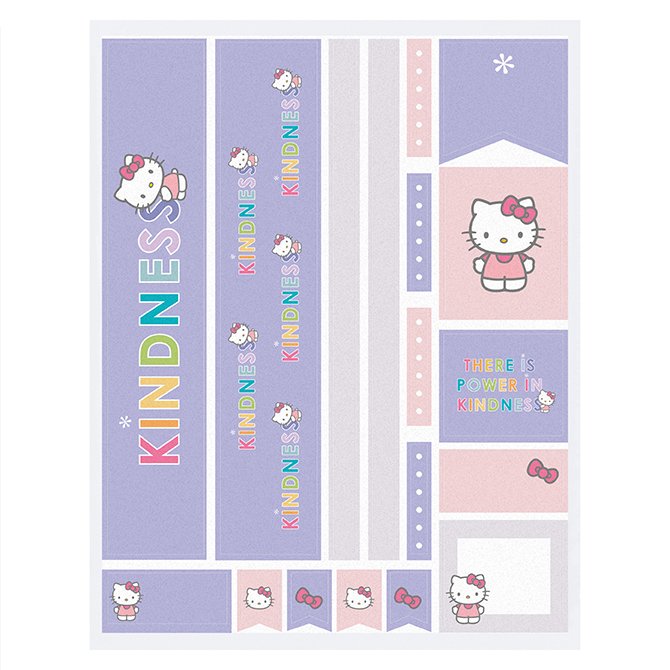 Hello Kitty Flower Power Personalized Stationery