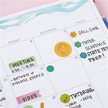 Too Cool for School Planner Stickers, Edition 5 | Erin Condren