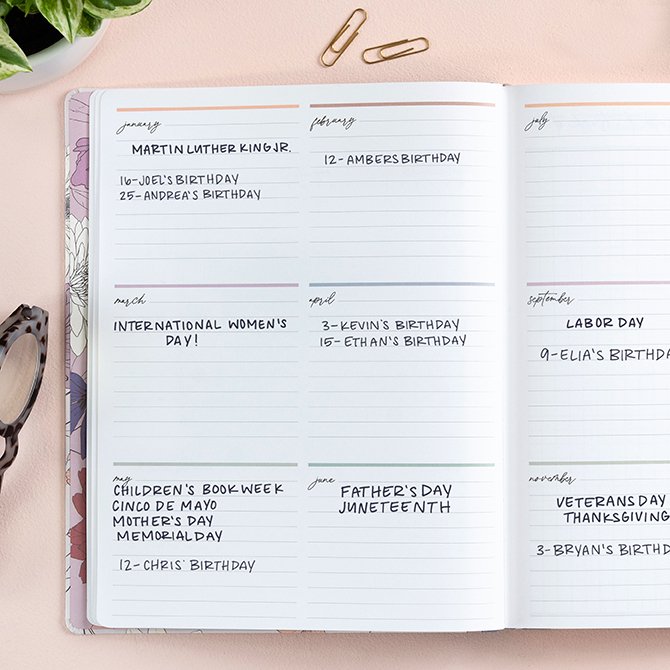 In Bloom Softbound Teacher Lesson Planner Erin Condren