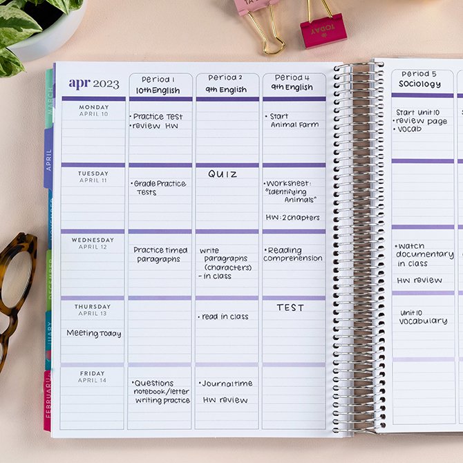 Teacher Calendar Planners