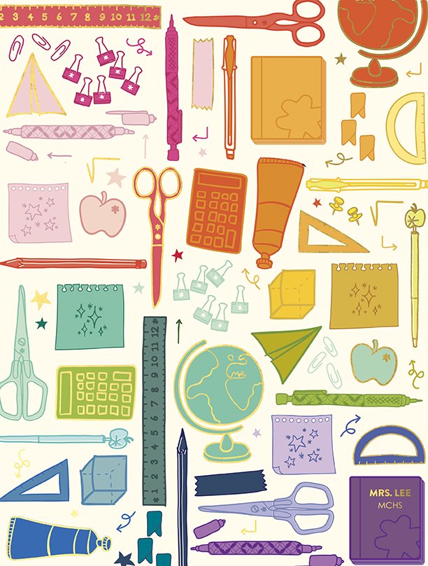 Teacher Accessories Bundle by Erin Condren
