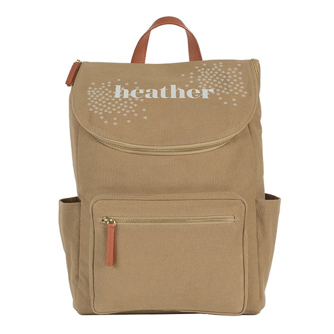 Canvas Custom Backpack in Blush by Erin Condren