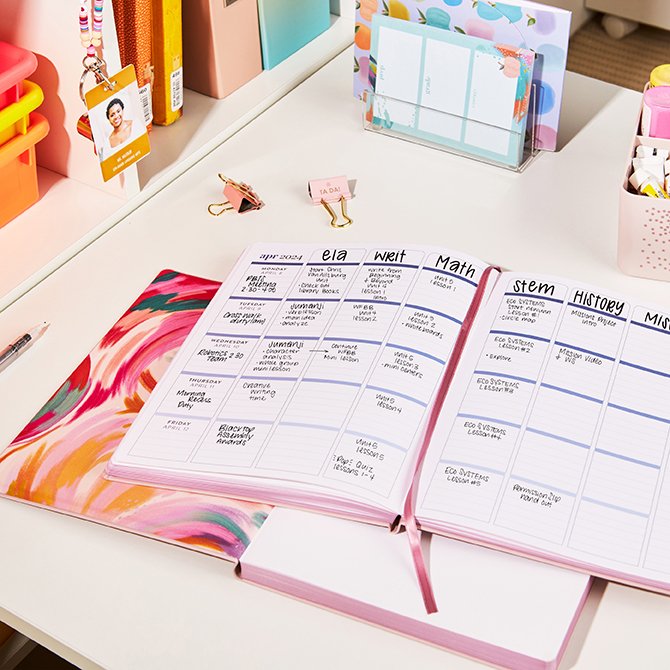 Inspire Softbound Teacher Lesson Planner Erin Condren