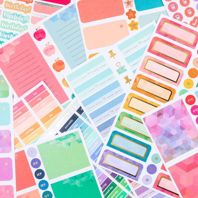 Too Cool For School Sticker Book Edition 9 | Erin Condren