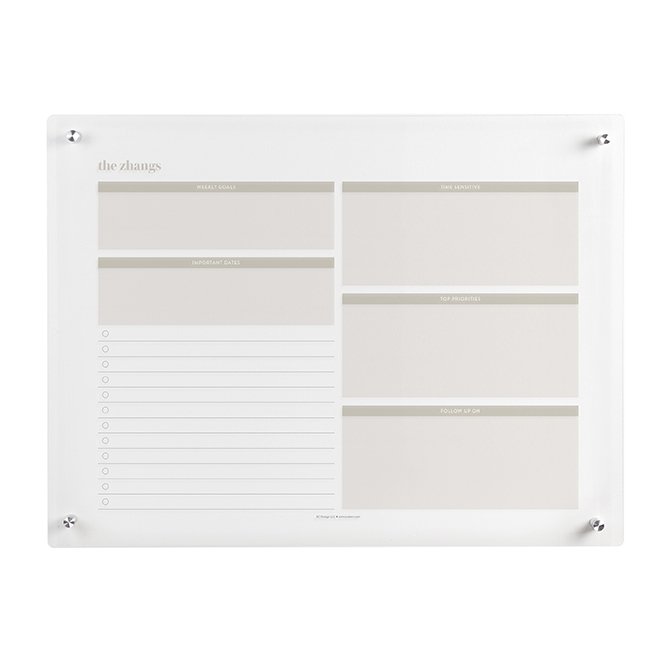Acrylic Productivity Wall Calendar Erin Condren Acrylic Productivity Wall Calendar Erin Condren