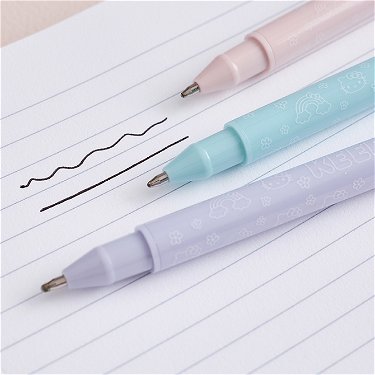 Hello Kitty Ballpoint Pens 3-Pack