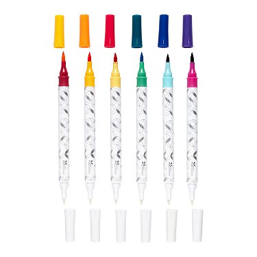 Color Changing Brush Pens 6-Pack