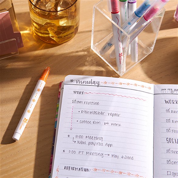 Colorful Roller Stamps 6-Pack | Erin Condren