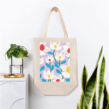 Hello Summer Cotton Canvas Tote Bag – The Cotton & Canvas Co.